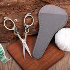 Embroidery Scissors, Small Sharp Precision Sewing Scissor with Cover for Craft, Arts, Needlework, Cross Stitch, Thread Yarn Fabric Detail Cutting DIY Tools 4.5 inches