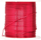 Mandala Crafts 22 Gauge Anodized Aluminum Craft Wire for Jewelry Making - 450 FT Colored Flexible Silver Copper True Blue Brown Red Kelly Green Wire - Bendable for Bonsai Armature Crafting Sculpting