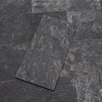 100 Pieces Peel and Stick Backsplash for Kitchen, 3" x 6" PVC Subway Tile 2025 Upgraded Graphite Stone Backsplash Stick on Tile Elevate Kitchen Fireplace RV
