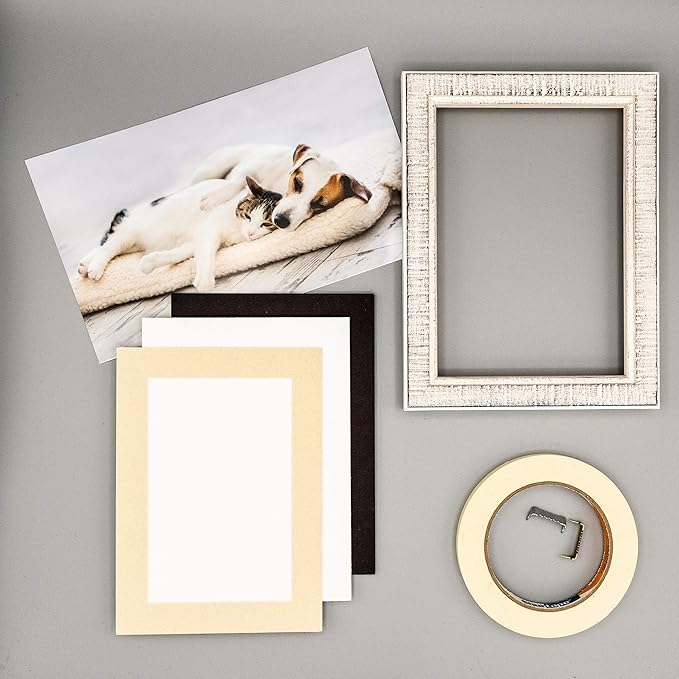 11x14 Mat for 8.5x11 Photo - Precut Tan Picture Matboard for Frames Measuring 11 x 14 Inches - Bevel Cut Matte to Display Art Measuring 8.5 x 11 Inches - Acid Free ONE MAT