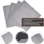 A A IN 2 Pack Oil Absorbent Pads Roll, Oil Maintenance Mat Roll for All-Purpose Use, Gray, 150' L x 15" W