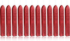 Yoption 12 Pcs Sealing Wax Sticks with Wicks, Antique Wine Red Wax Seal Sticks for Wax Seal Stamp, Wedding Invitations, Christmas, Gift Wrapping, Envelops Sealing (Antique Wine Red)
