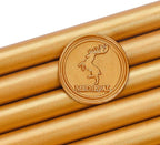 Amber Gold Wax Seal Sticks for Standard Size Hot Melting Glue Gun - Pack of 12