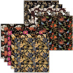 Origami Paper Kit 50 Sheets 6 Inch Square Double Sided Color 10 Vivid Colors for Hand Crafts Origami Paper Arts Creativity. Retro Style