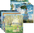 Origami Paper Kit 50 Sheets 6 Inch Square Double Sided Color 10 Vivid Colors for Hand Crafts Origami Paper Arts Creativity.Monet