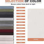 Fine Linen Repair Patches, Self-Adhesive Linen Fabric Patches, 12X40 inch Extra Size, Multi Color, Can be Used for Linen Sofa Repair and Linen Clothes Repair (12" x 40", Off White)