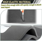 8 Pack Polyethylene Foam Pads for Packing Foam Sheets 2 Size Cuttable High Density Cushioning Inserts Protective Foam for Packing Cases and Crafts- 16" X 12" X (0.4" and 1")