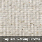 Aida Cloth Big Size 18 Count, Light Oatmeal Cross Stitch Fabric, 59 inch by 36 inch (59 inch by 1 Yard)