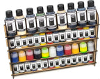 Paint Rack for Model Paints. Hobby Craft Citadel Vallejo Tamiya Army Wall Paint Rack Stand Paint Holder Organiser Miniature Warhammer Paint Storage Model Painting Station (Universal)