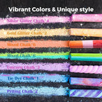 Jar Melo 38 PCS Sidewalk Chalk for Kids- Colored Sidewalk Chalk with Holder,Jumbo Washable & Non-Toxic Chalks-Outdoor Play and Chalkboard Art for Kids and Toddlers Gifts