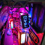 Neo Ramen MiniAlley DIY Cyberpunk Book Nook Kit – Wooden Diorama with Neon Lights, Futuristic Ramen Shop & Endless Alley Illusion – Unique Collectible Display for Bookshelf or Desk