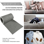 Velvet Repair Patch, Self-Adhesive Flannel Fabric Patch, Multi Colors, Microfiber Patch，Can be Used to Patch Sofas, Car Seats, Handbags, Jacket Holes and Tears (Greenish Grey)