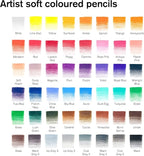 Winsor & Newton Studio Collection Artist Pencils, Color Pencils, Set of 48