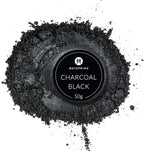 MEYSPRING Charcoal Black Mica Powder for Epoxy Resin - 50 Grams - Great for Resin Art and UV Resin - Epoxy Resin Color Pigment