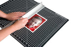 Dahle Vantage 10672 Premium Self-Healing Cutting Mat, 18"x24", 1/2" Grid, 5 Layers for Max Healing, Perfect for Crafts & Sewing, Black