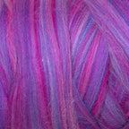 Kondoos Multi Colored Natural Wool roving, 1 lb. Best Wool for Needle Felting, Wet Felting, handcrafts and Spinning. (Candy, 1lb)