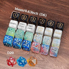 63 PCS MTG Dice Counters Set with Bulk Abilities Keywords Counters, MTG Life Counters for Games, MTG Accessories