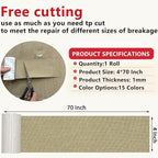 Linen Repair Tape 4x70 Inch Self-Adhesive Couch Patch Repair Fabric Patch for Furniture,Sofas,Cushion,Chairs,Bags,Linen Goods(Beige)