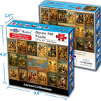 Think2Master Ancient Civilizations World History Jigsaw Puzzle 500 Pieces Large Format for Kids 12+, Teens, Adults & Families. Great Gift. Historical Timeline & World Map. Size: 26.8” X 18.9”