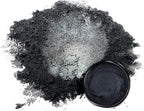 Eye Candy Pigments Premium Black Mica Powder - Yoru Black (50gr) - for Epoxy, Resin, Soap, Paint, Woodworking, Acrylic Pouring, Bath Bombs, Fishing Lures - DIY Arts and Crafts Additive