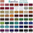 Renfio Ultra Fine Glitter Powder Metallic Resin Glitter 2.11 Oz (60g) PET Flakes Crafts Sequins 1/128" 0.008" 0.2mm Epoxy Chips Flakes for Tumblers Slime Christmas Roses Decorations - Wine Red