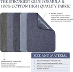 KING MOUNTAIN Iron-on Repair Patch 20 Pcs Pack,Denim Patches for Jeans Kit 3" by 4-1/4",100% Cotton Denim Iron-on Repair Patch,Jeans and Clothing Repair and Decoration Kit (Five Color 1.0)