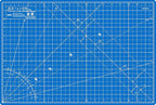 Elan Cutting Mat A3 Blue, Self Healing Cutting Mat 12x18 Inch, 5-Ply Craft Board Blue, Hobby Board for Crafts 12x18 Inch