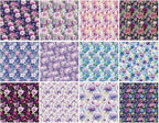 Purple Floral Scrapbook Paper Pad Color Flower Patterned Paper 6×6,24 Sheets Single-Sided Floral Scrapbooking CardStock Papers Pad for Holiday Cardmaking DIY Origami Journaling.