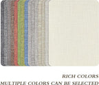 Fine Linen Repair Patches,Self-Adhesive Linen Fabric Patches,8X11 inch 2 PCS,Multi Color, Can be Used for Linen Sofa Repair and Linen Clothes Repair(8" x 11"-2PCS,Cream-Gray 2.0)