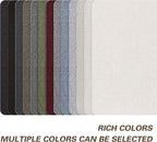 KING MOUNTAIN Fine Linen Repair Patches, Self-Adhesive Linen Fabric Patches, 8X11 inch Extra Size, Multi Color, Can be Used for Linen Sofa Repair and Linen Clothes Repair(Medium Grey,8" x 11")