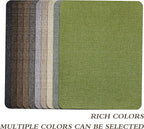 Coarse Linen Repair Patches, Self-Adhesive Linen Fabric Patches, 8X11 inch 2 PCS, Multi Color, Can be Used for Linen Sofa Repair and Linen Clothes Repair(8" x 11"-2PCS,Light Grey)